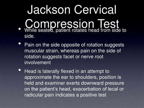 jackson compression test positive|jackson compression test vs spurling's.